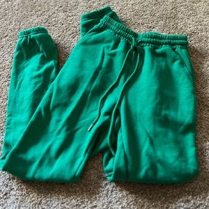 A pair of sweatpants
